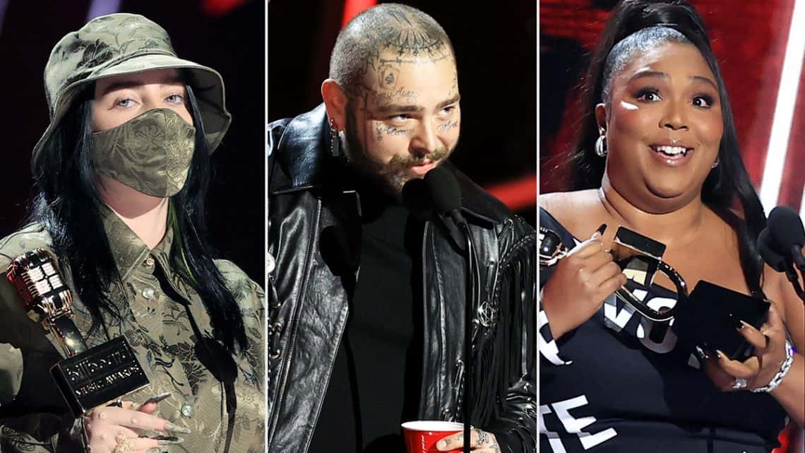 Billboard Music Awards 2020, mattatori assoluti Post Malone e Billie Eilish Billboard Music Awards 2020, mattatori assoluti Post Malone e Billie Eilish