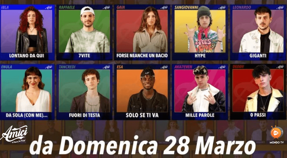 Amici 20, fuori gli inediti dei cantanti del Serale Amici 20, fuori gli inediti dei cantanti del Serale
