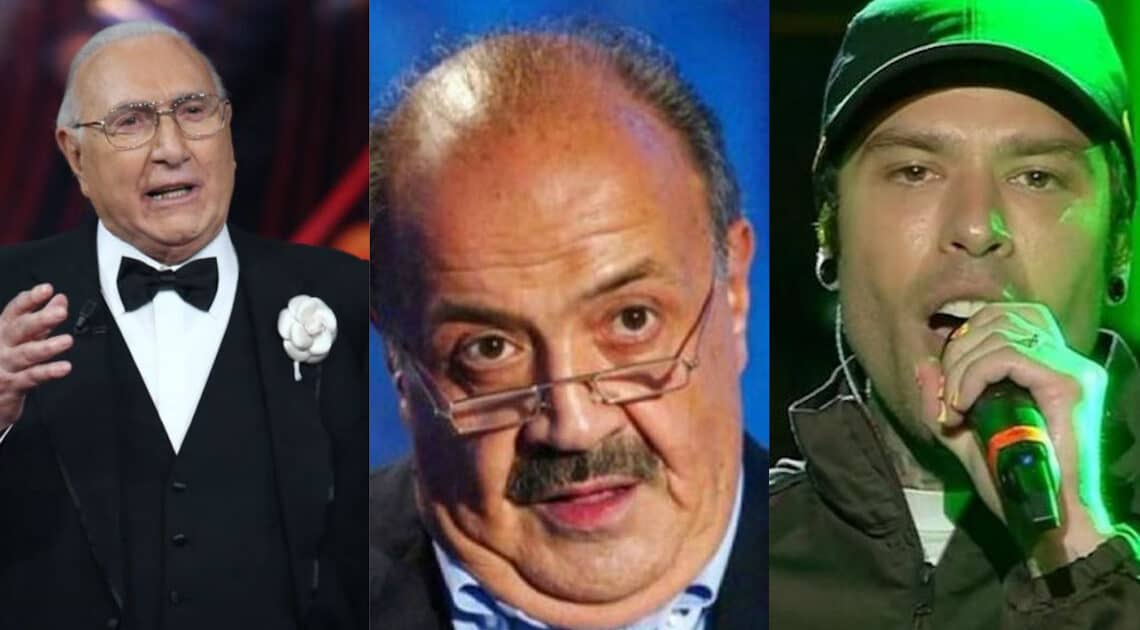 Costanzo vs Baudo: duello a distanza sul caso Fedez-Rai Costanzo vs Baudo: duello a distanza sul caso Fedez-Rai