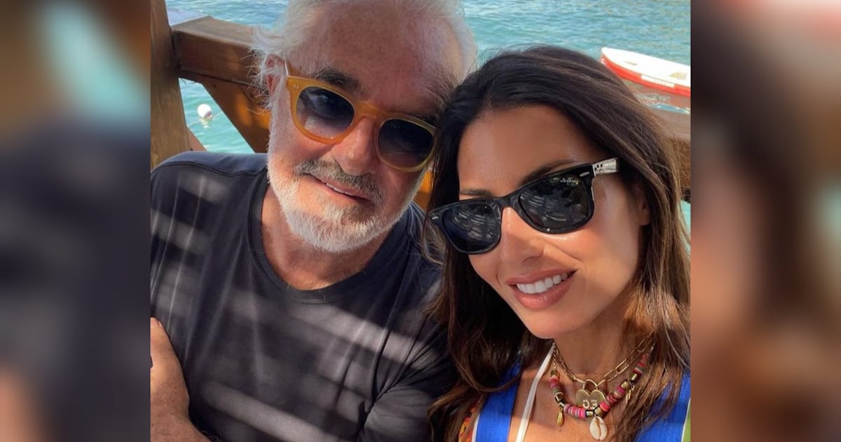 Briatore e Gregoraci, lunch time a Capri