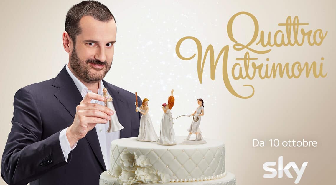Costantino della Gherardesca conduce “QUATTRO MATRIMONI”, dal 10 Ottobre su Sky Costantino della Gherardesca conduce “QUATTRO MATRIMONI”, dal 10 Ottobre su Sky