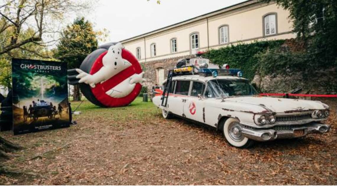 Ghostbusters, scomparsa la macchina, rubata a Lucca durante una esposizione Ghostbusters, scomparsa la macchina, rubata a Lucca durante una esposizione