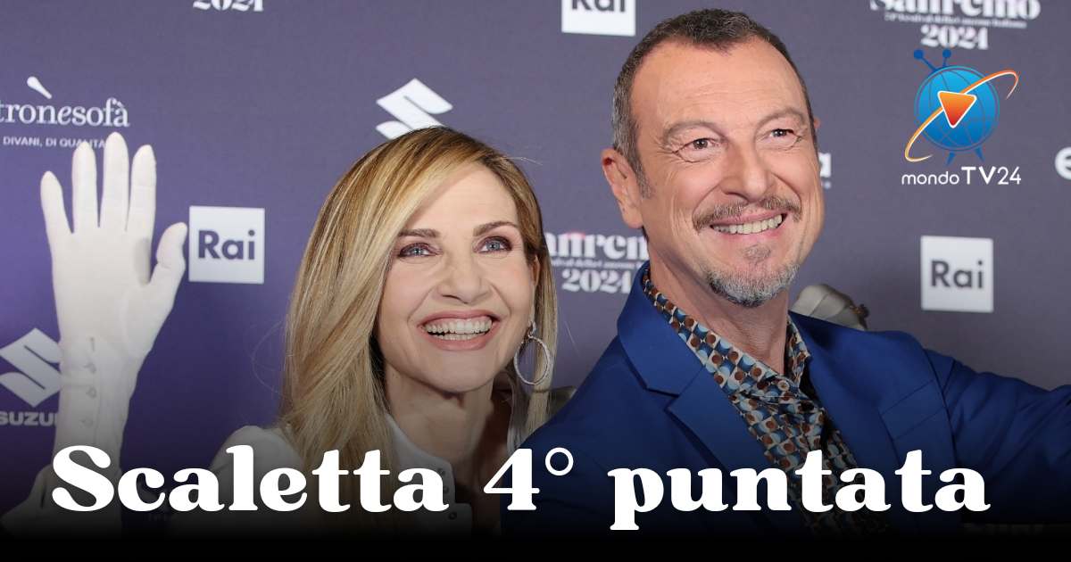 Scaletta sanremo 2024