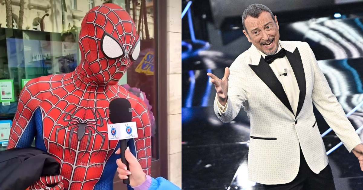 Sanremo 2024 - Spiderman