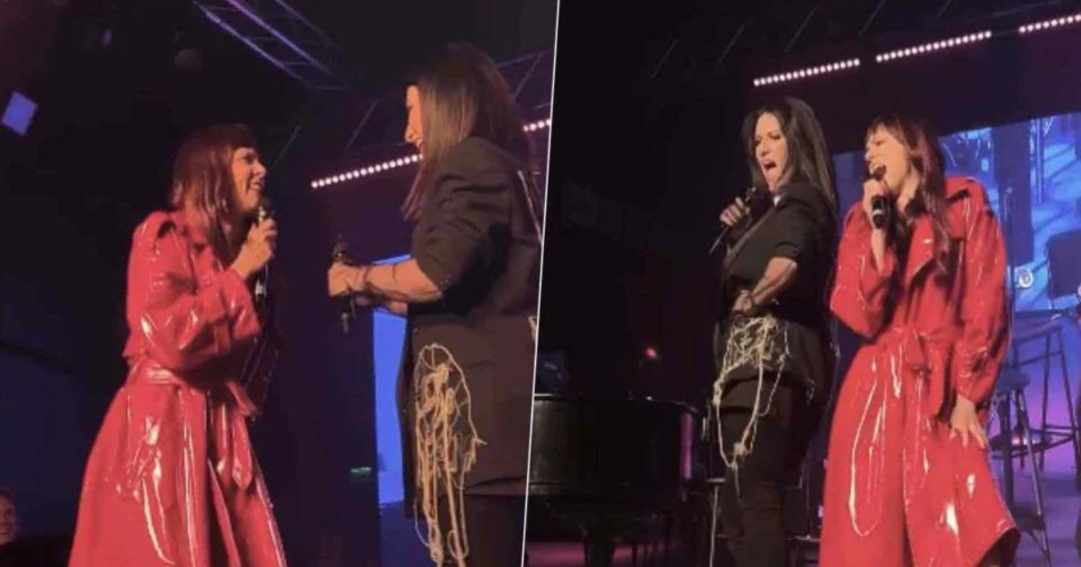 Compleanno Pausini, arriva Brenda Lodigiani travestita da Annalisa, la reazione della cantante