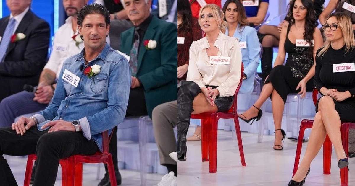 Uomini e Donne, Diego D diviso tra la notte di fuoco con Sabrina e la conoscenza con Cristina, ecco cosa è successo