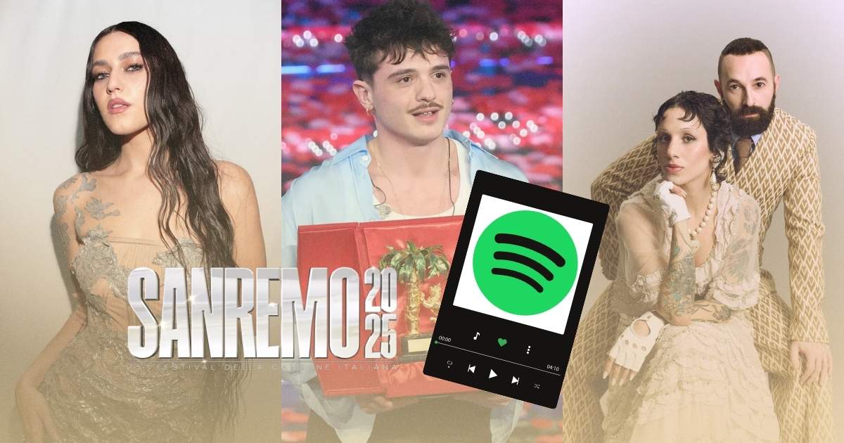 sanremo 2025 Spotify