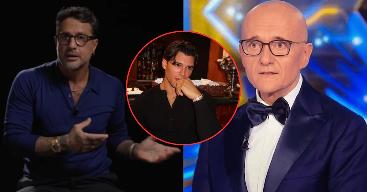 Alfonso signorini e Antonio Medugno Fabrizio corona