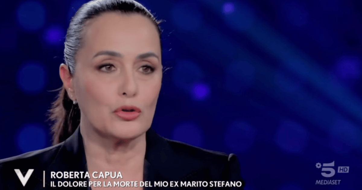 Roberta Capua torna a Verissimo: “Il lutto del mio ex marito ha sconvolto le nostre vite”