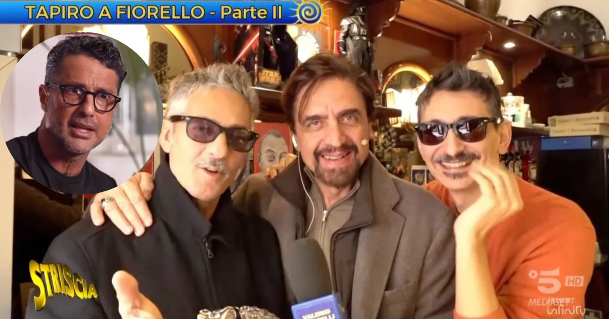 fiorello fabrizio corona striscia la notizia