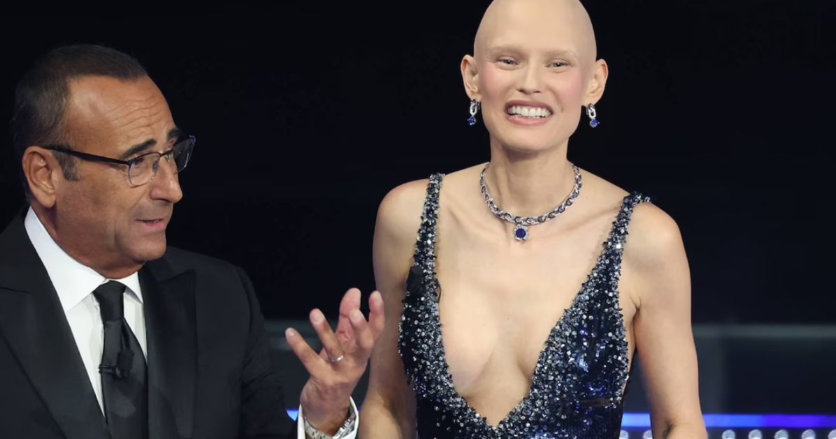Carlo Conti sorprende tutti da Vespa: Bianca Balti torna a Sanremo per la serata cover