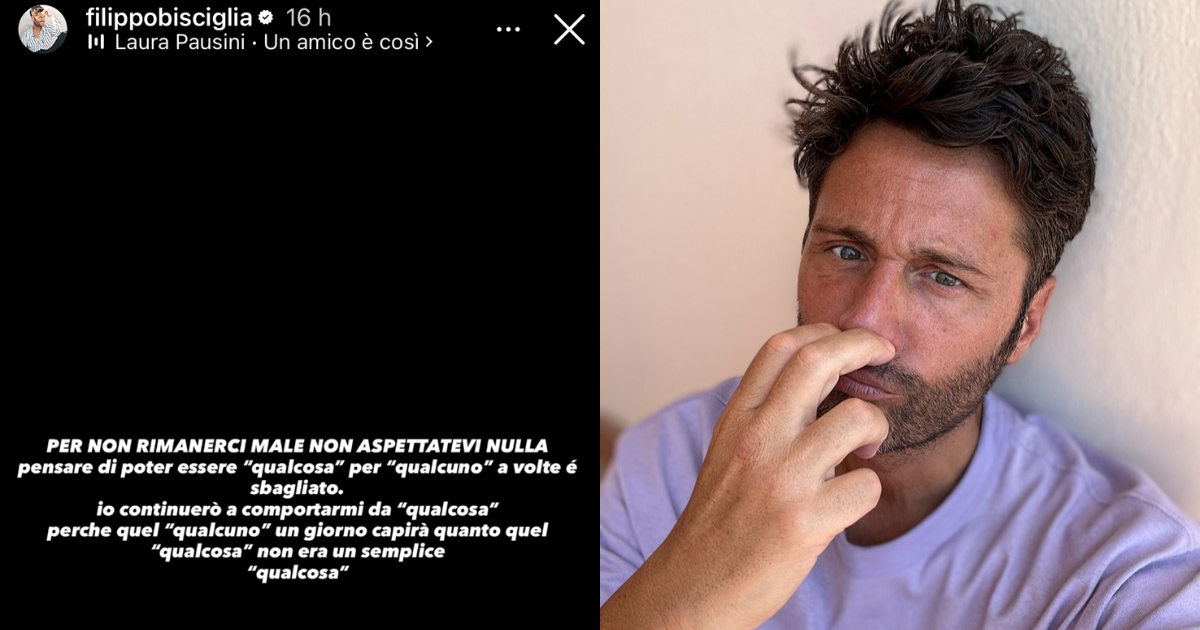 Filippo Bisciglia pubblica un post a sorpresa: lo sfogo sincero che ha colpito i fan