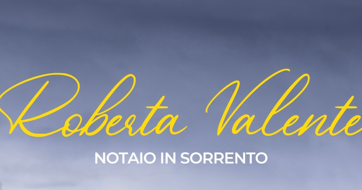 Roberta Valente notaio in sorrento