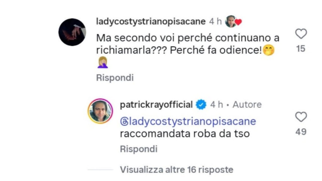 Patrick Ray Pugliese antonella elia