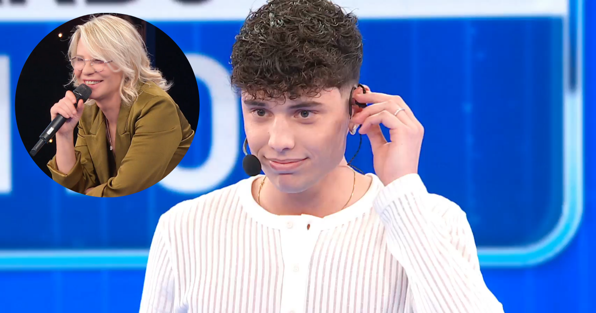 Riccardo Stimolo ringrazia Maria De Filippi Amici 25