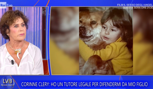 Corinne Clery parla del rapporto con suo figlio e il perché della decisione di nominare per se un tutore legale. Ecco le parole a La Volta Buona