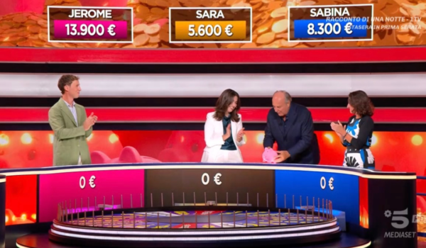 La Ruota Della Fortuna, puntata 13 Settembre: Ecco quanto ha vinto il campione