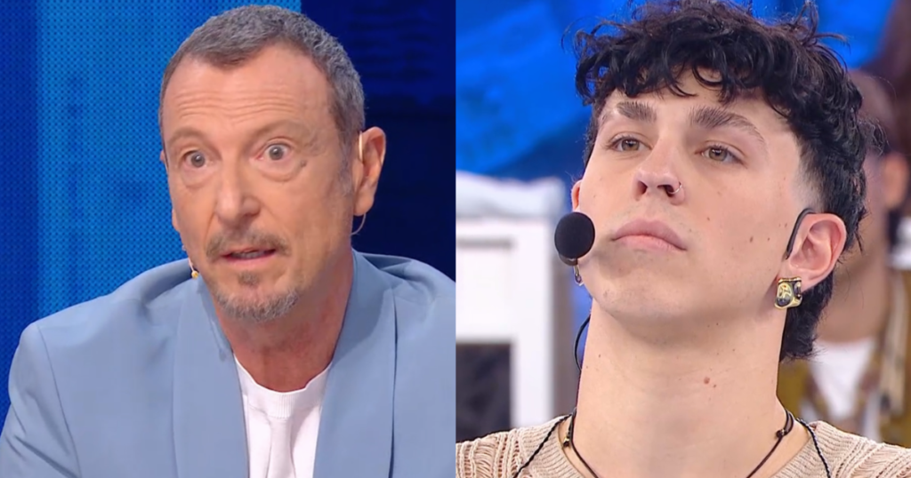 Amici 26 confronto Amadeus Nicolò
