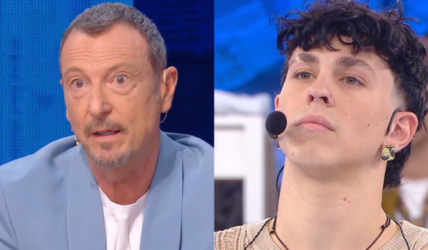 Amici 26, Amadeus stizzito dalle lamentele di Nicolò: “Se non sei d’accordo, devi ridarmi la maglia”