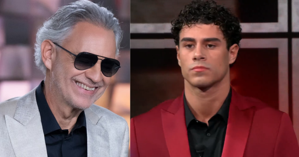 Andrea Bocelli Alessandro Roncaccia GF Vip
