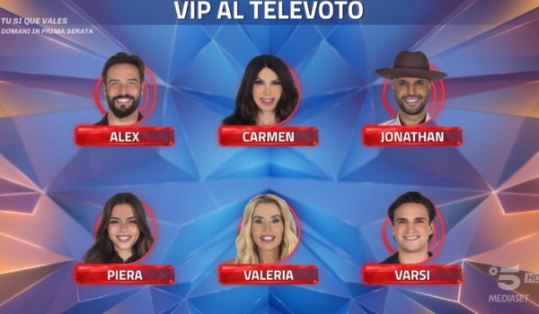 GF Vip , Concorrenti al Televoto Eliminatorio: Chi uscirà?