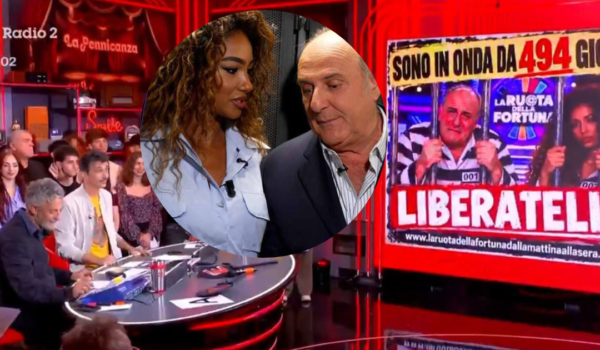 La Ruota della Fortuna, Gerry Scotti e Samira Lui rispondono alla replica virale a Fiorello